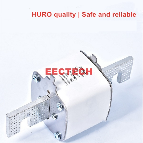 HURO RSM1000, NGTC3 Type Filled Square Tube Knife style Contact Fuse